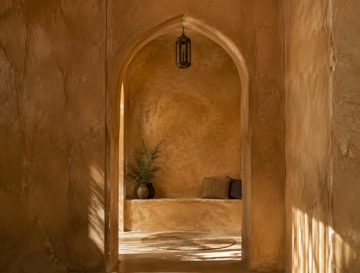 Moroccan Clay Finishes project example 4 in Durango, CO