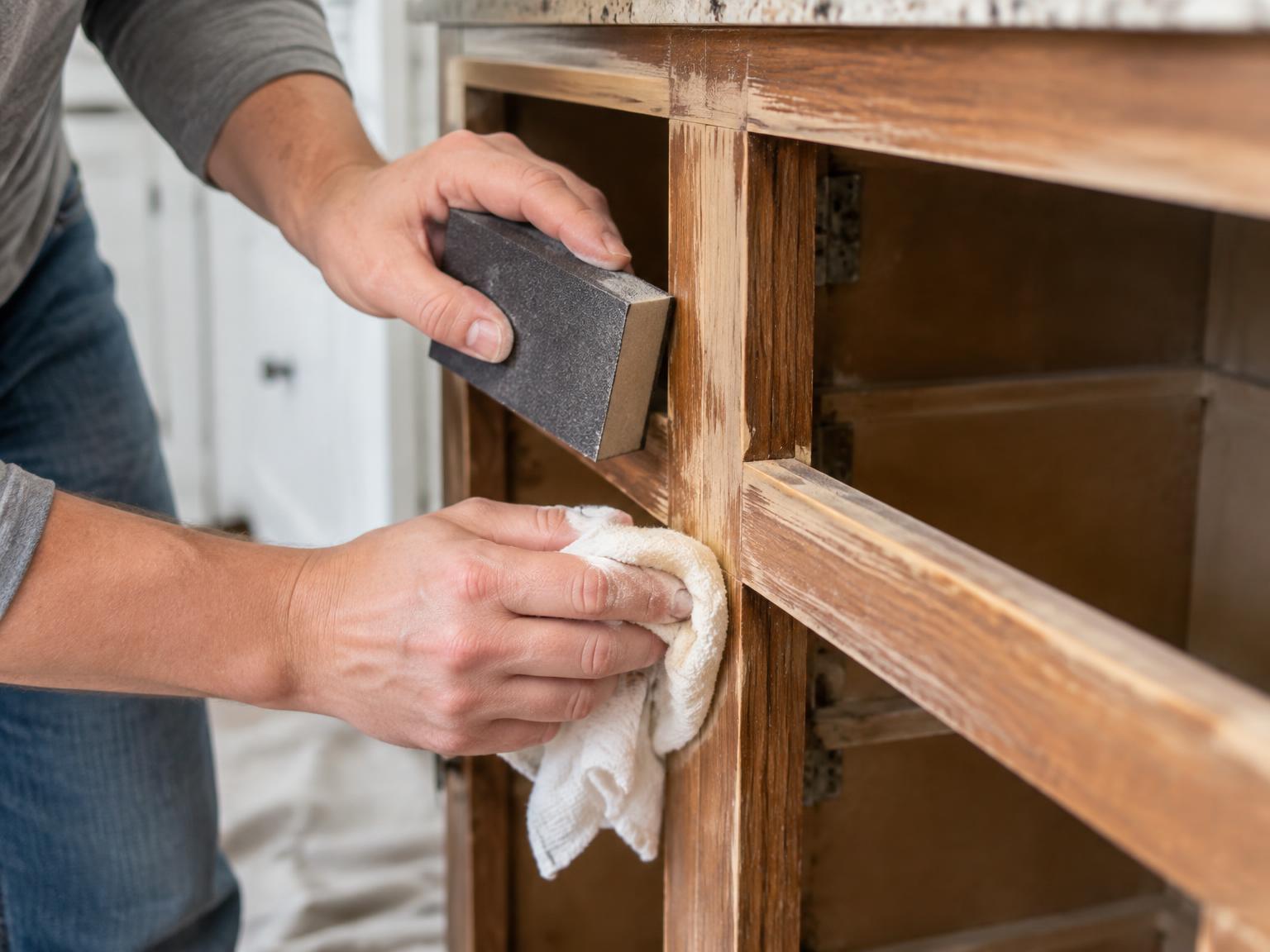 Cabinet Refinishing project example 3 in Durango, CO