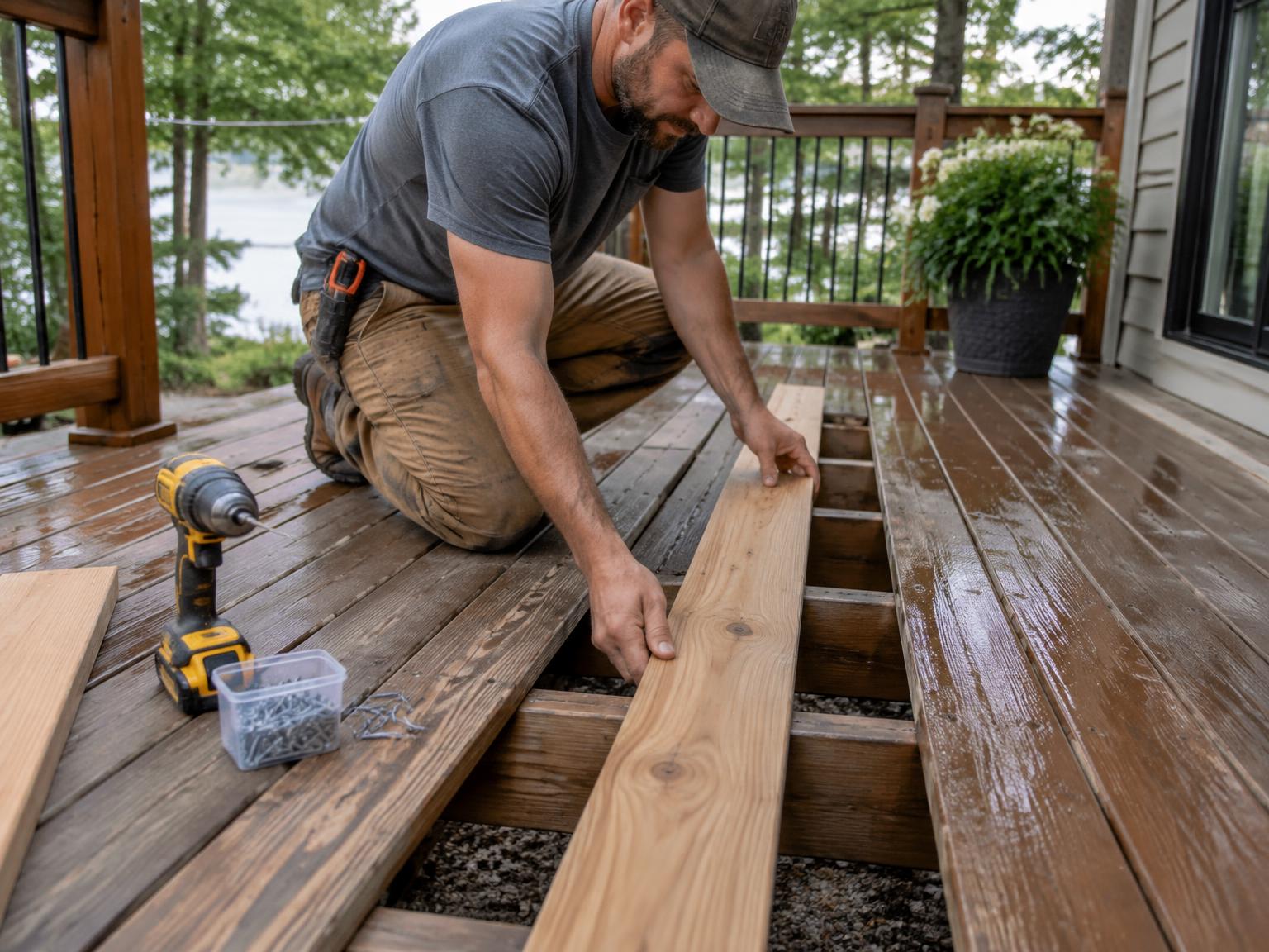 Deck Restoration project example 3 in Durango, CO