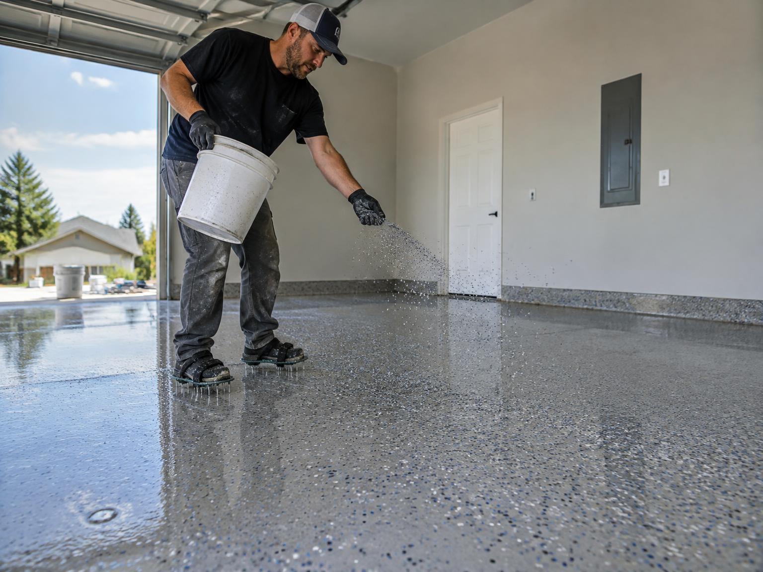 Epoxy Floors project example 1 in Durango, CO