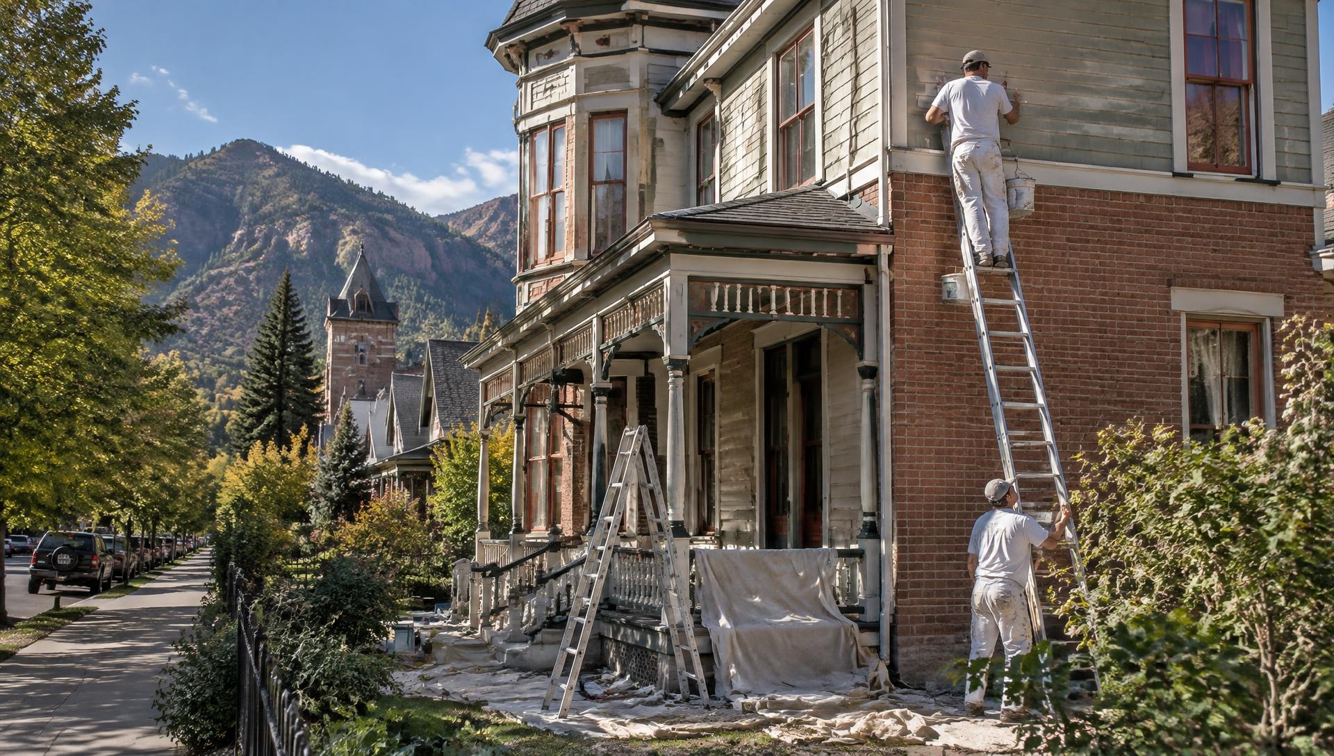 Homes and scenery around Durango, Colorado