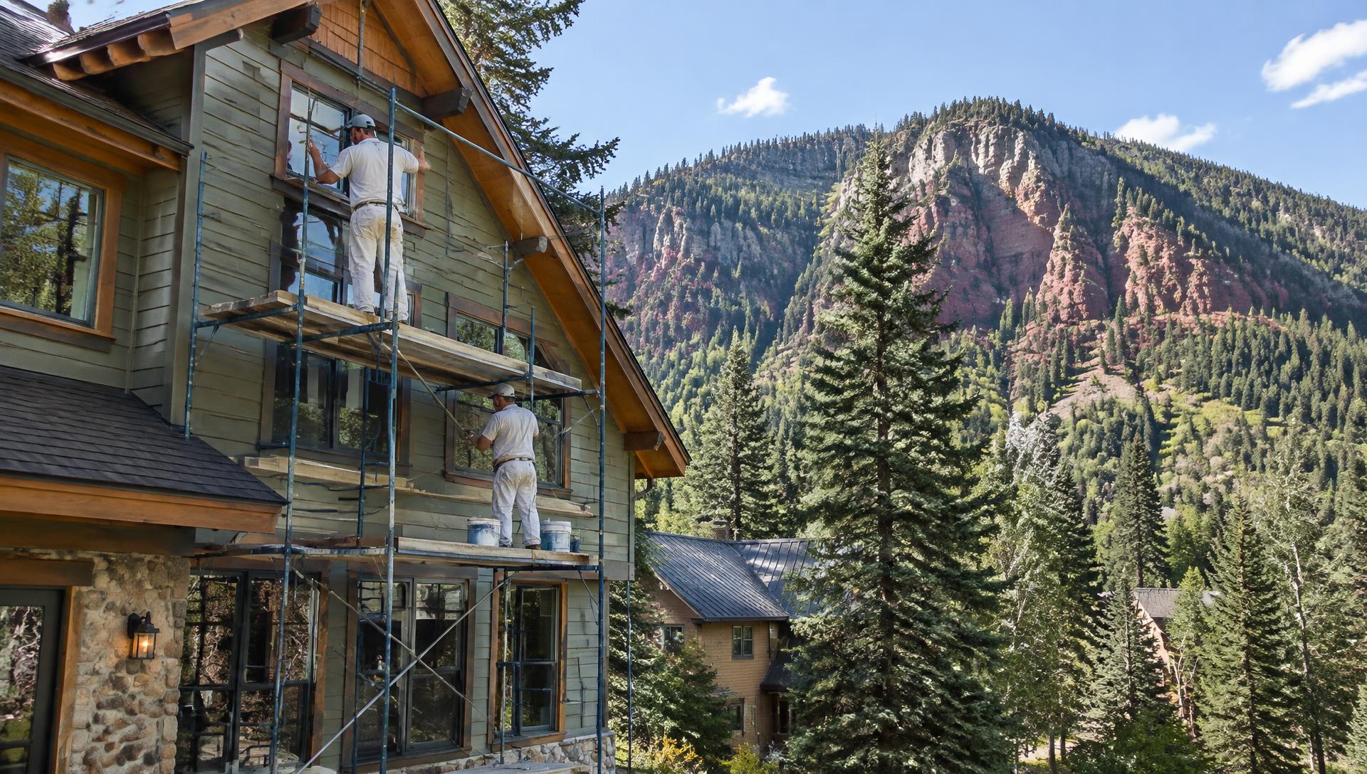 Homes and scenery around Hermosa, Colorado